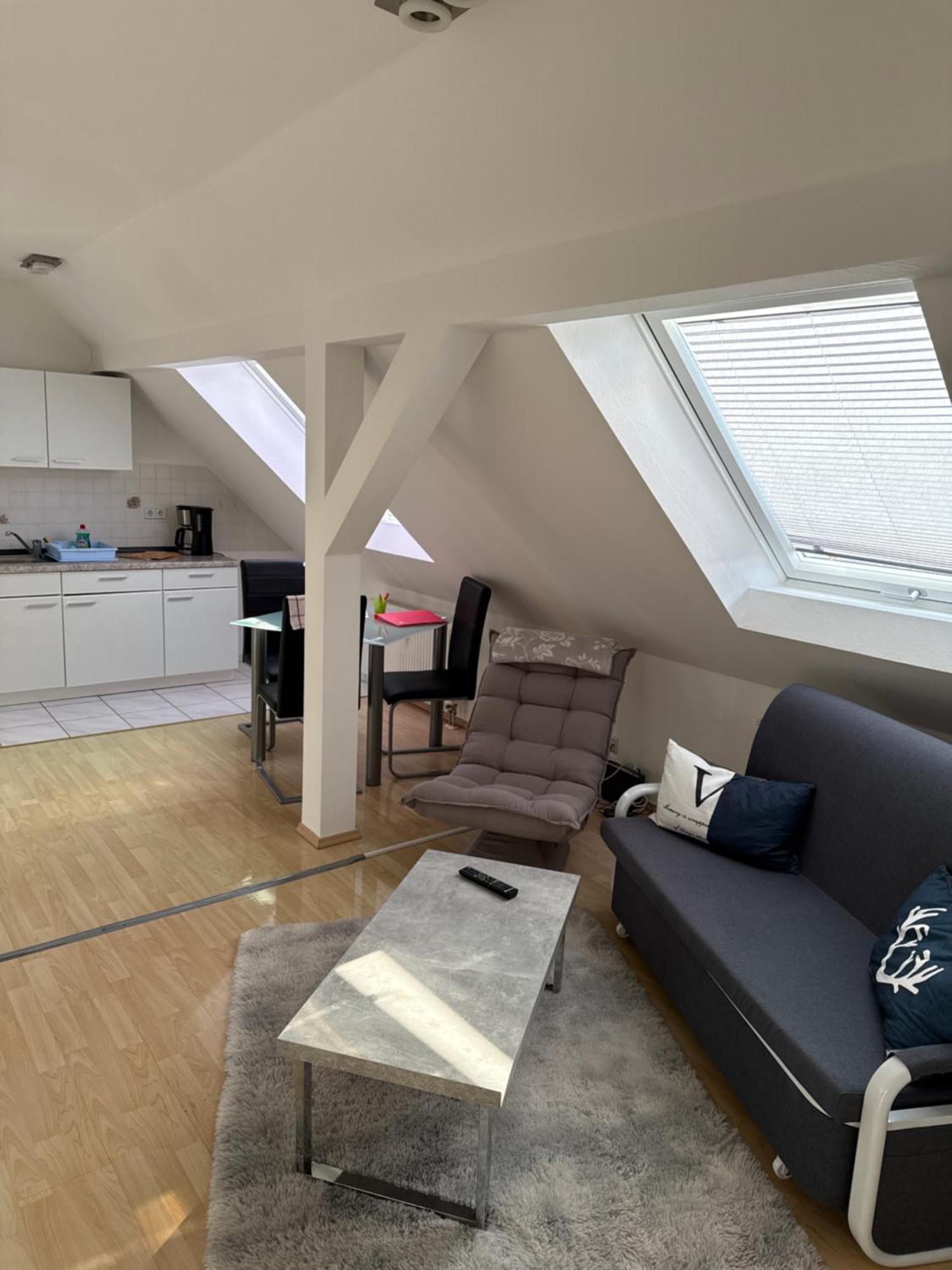 Kuschelige Dachgeschosswohnung Am Clarapark Leipzig Buitenkant foto