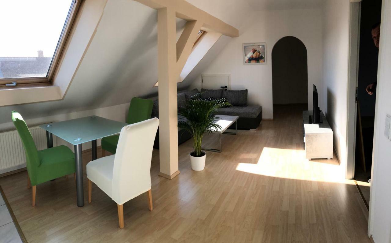 Kuschelige Dachgeschosswohnung Am Clarapark Leipzig Buitenkant foto