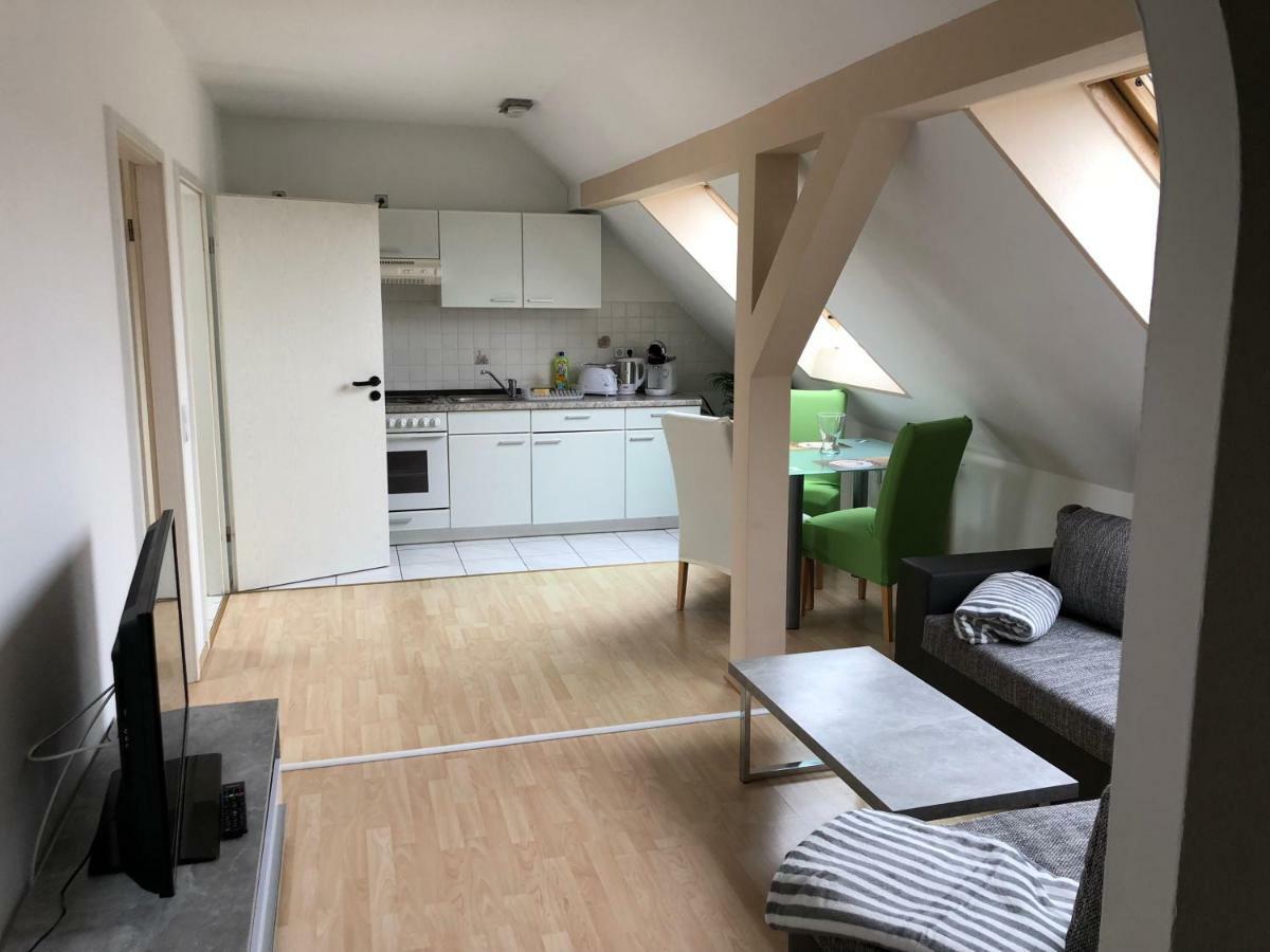 Kuschelige Dachgeschosswohnung Am Clarapark Leipzig Buitenkant foto
